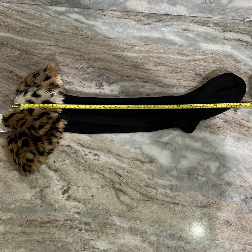NWT BOOT TOPPERS LEOPARD FUR - Picture 6 of 7